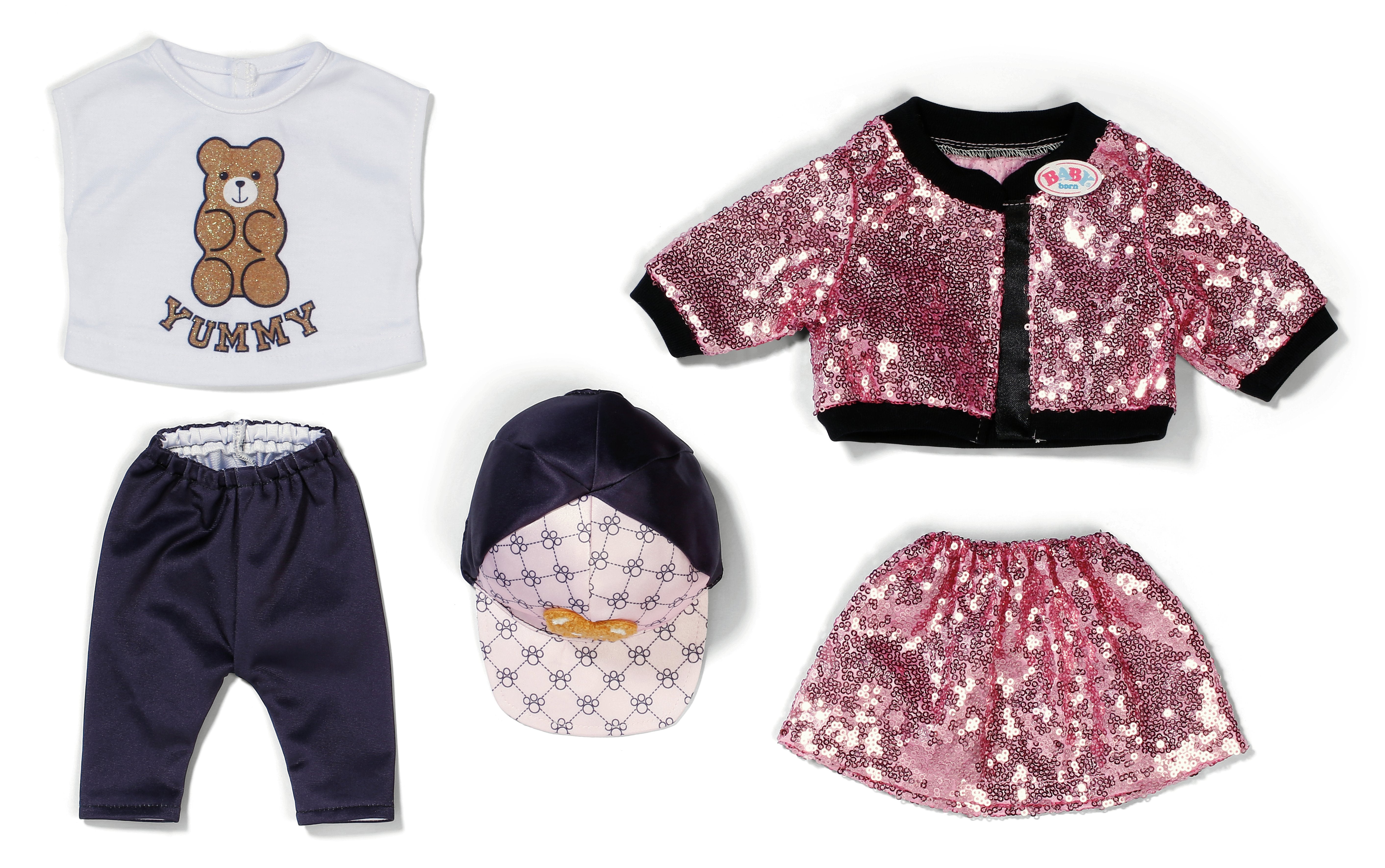 EAN 4001167837320 - BABY born Glam Outfit 43cm Juego de ropita para muñeca imagen 1