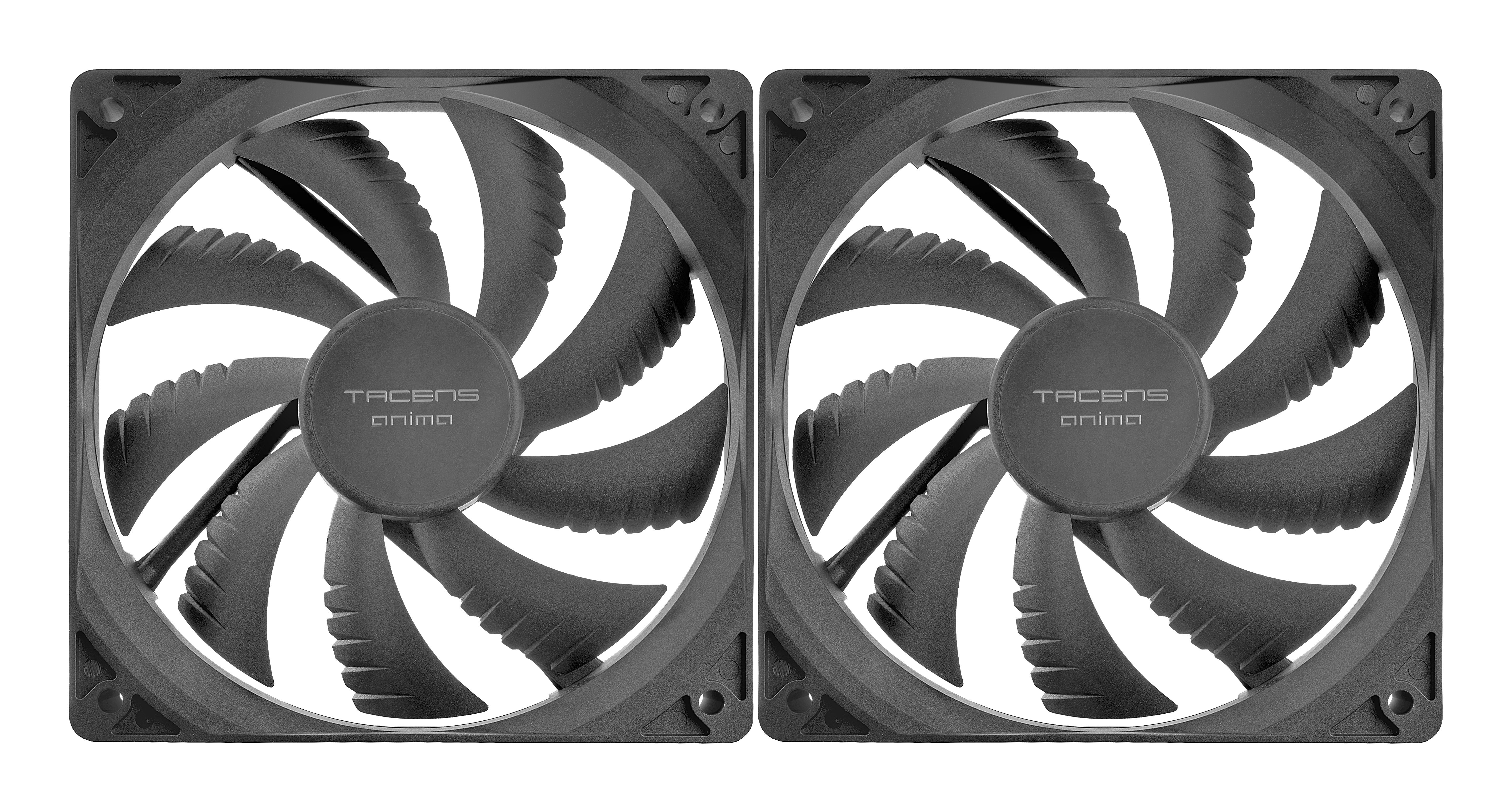 Ventilador Pc Interno Tacens Anima Af12x2 12x12 14db Fluxus Bearing Air-Guide Bajo Ruido Pack 2