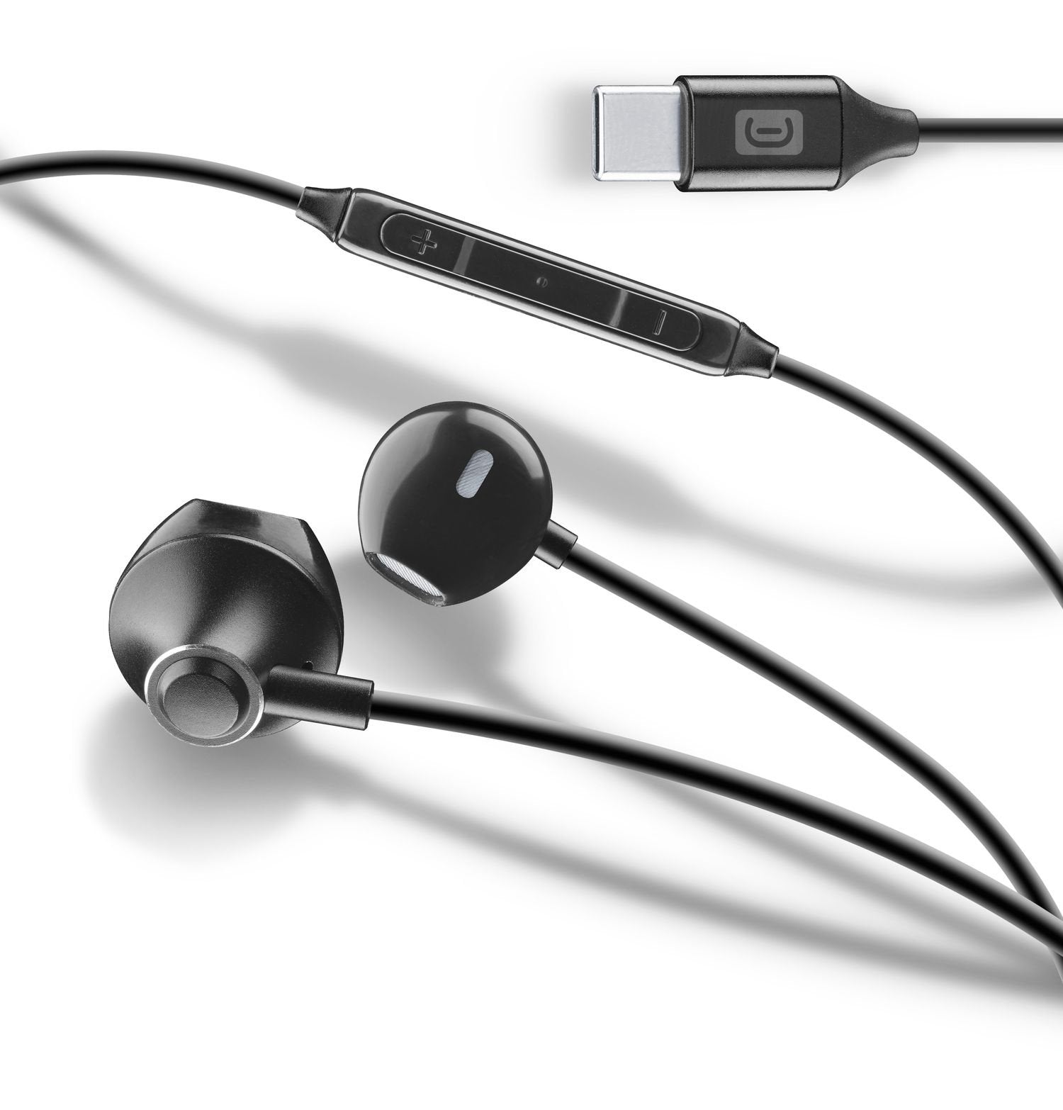 EAN 8018080422386 - Cellularline 8018080422386 Alámbrico Dentro de oído Llamadas/Música USB Tipo C Negro imagen 2