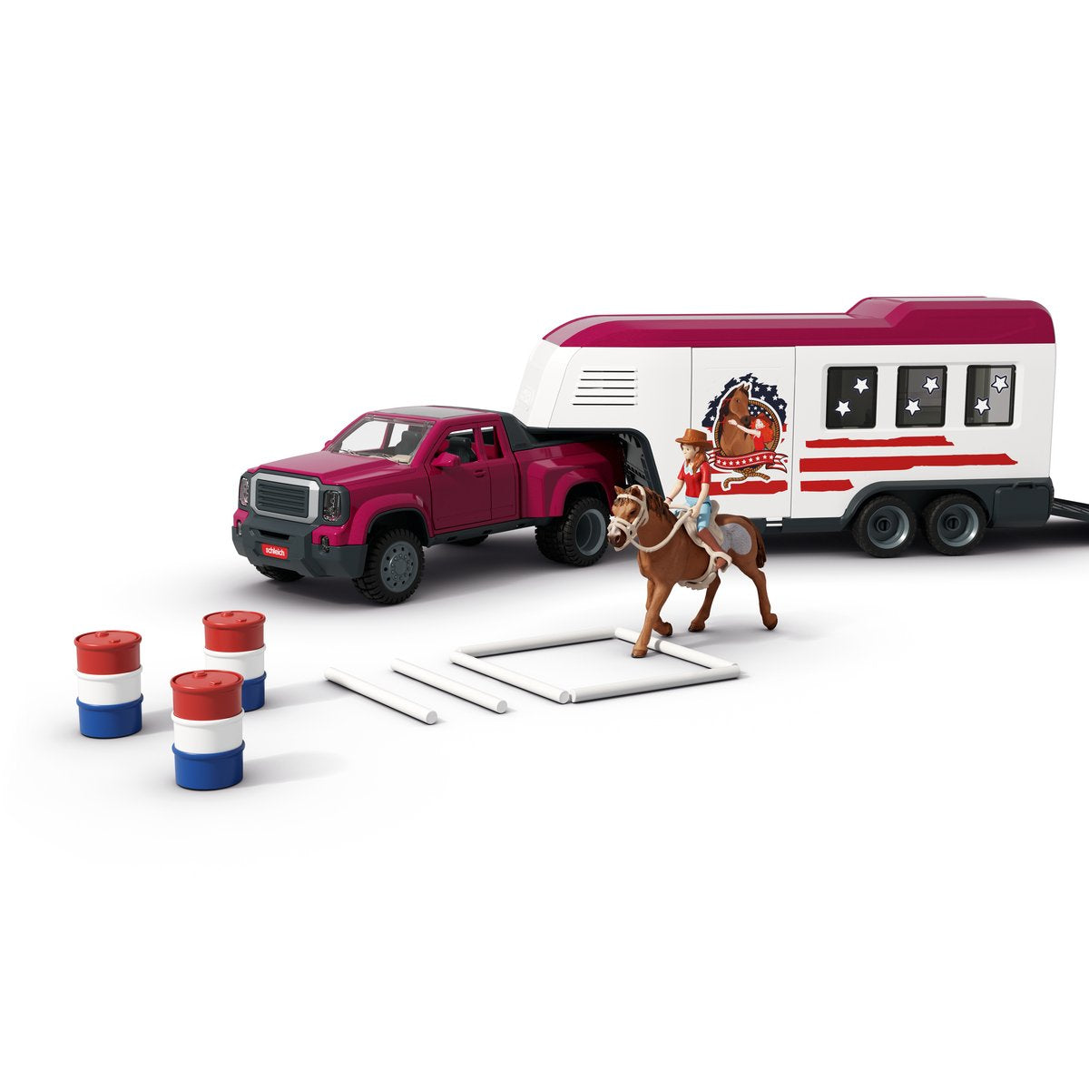 Schleich Horse Club Lakeside Truck Mit Anhänger 42705