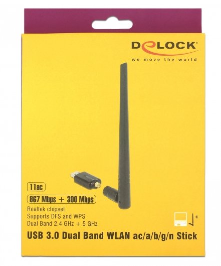 EAN 4043619125357 - DeLOCK 12535 adaptador y tarjeta de red RF inalámbrico imagen 3