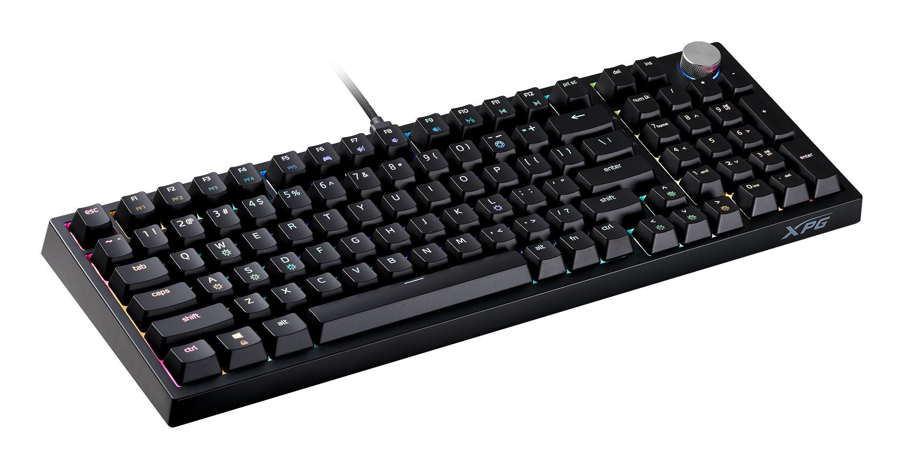 Teclado Español Gaming Xpg Sorcerer Rgb Usb-C Bk Es