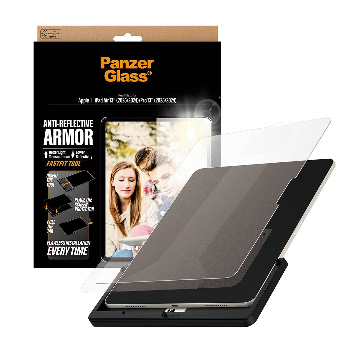 EAN 5715685030642 - PanzerGlass ® Anti-Reflective Armor Screen Protector iPad Air 13" (2024-2026) | Pro 13" (2024-2025) | Ult imagen 5