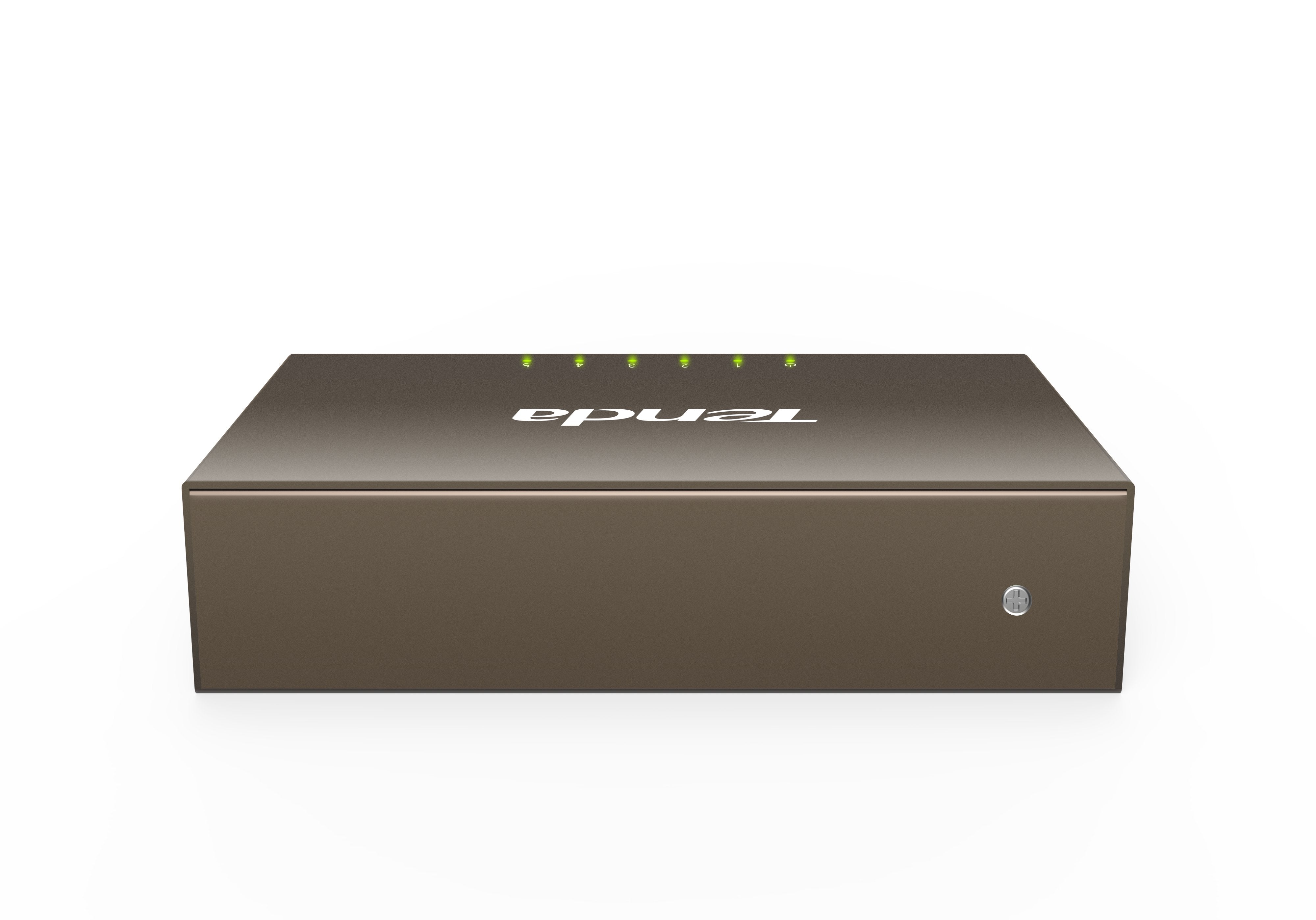 EAN 0885397271024 - Tenda TEG1005D switch No administrado Gigabit Ethernet (10/100/1000) Gris imagen 4