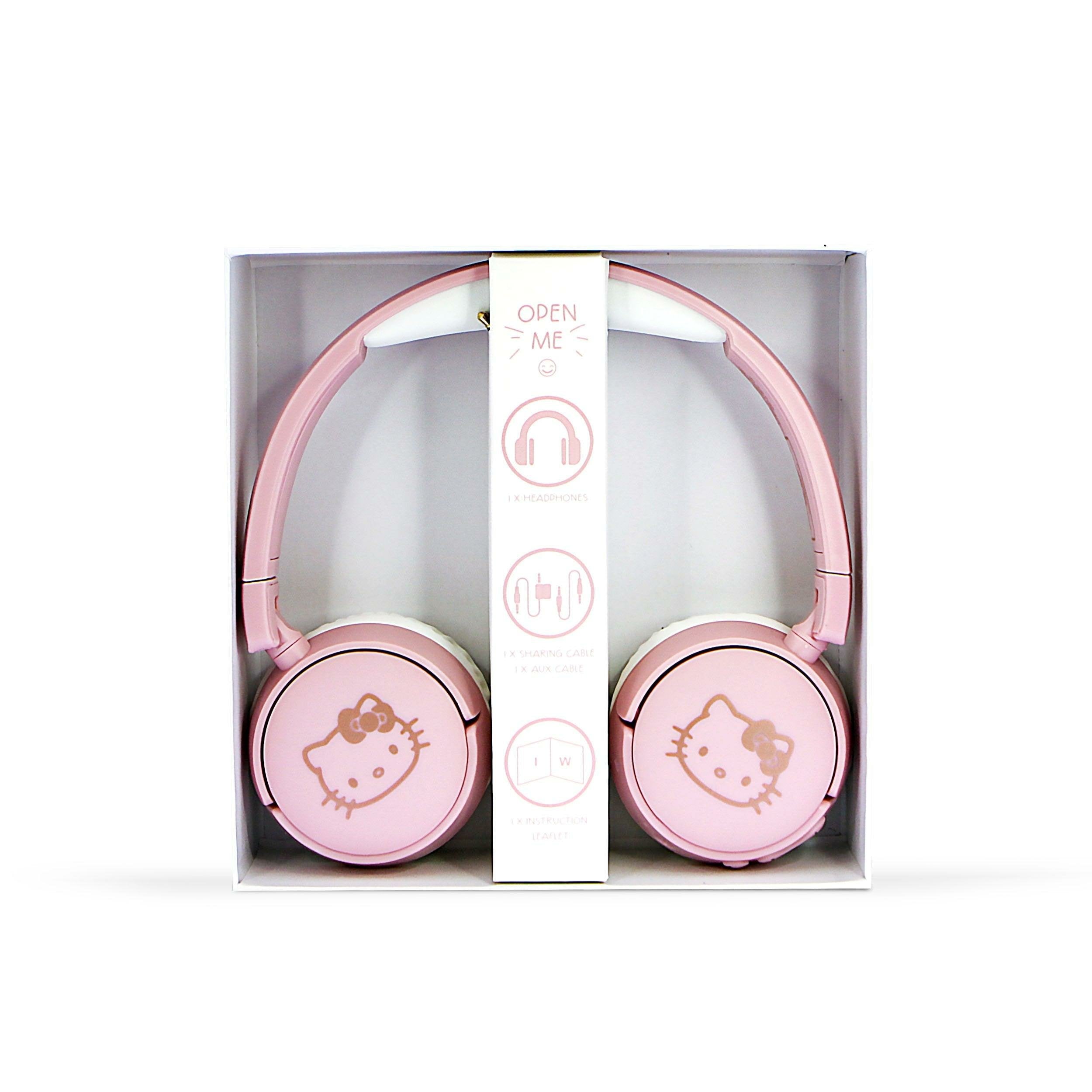 Auriculares Inalambricos Infantiles Rose Gold Hello Kitty