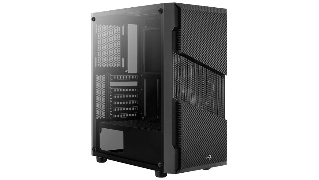 Caja Pc Aerocool Menace Saturn Frgb Midi Tower Negro