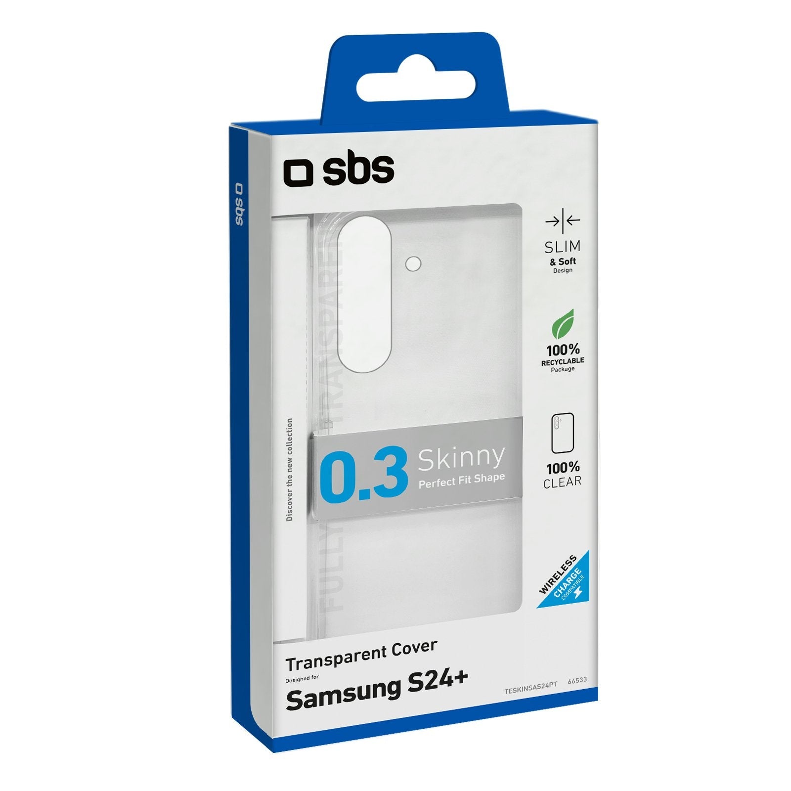 Sbs Skinny Cover Galaxy S24+ Transparent