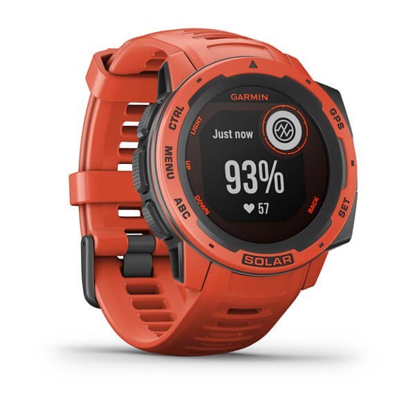 Smartwatch Garmin Instinct Solar Notificaciones Frecuencia Cardíaca Gps Rojo