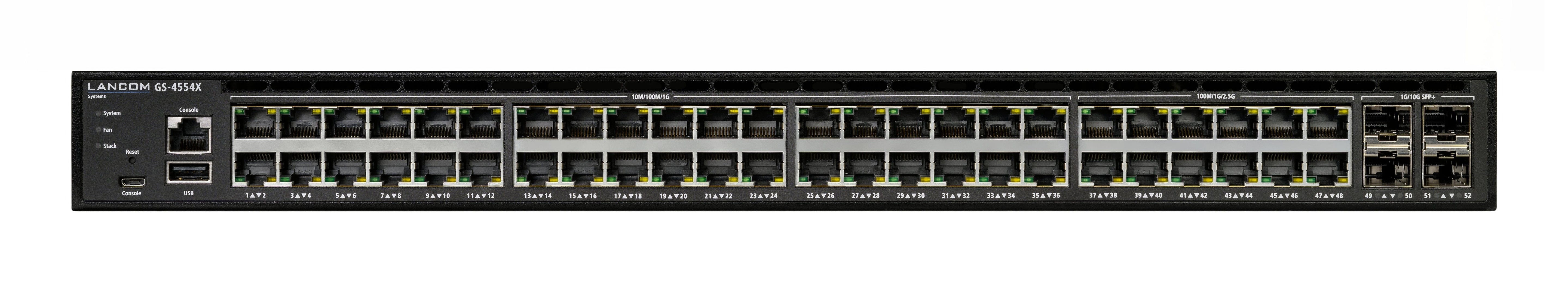 Lancom Gs-4554x Switch Gestionado L3 2.5g Ethernet (100/1000/2500) 1u Negro