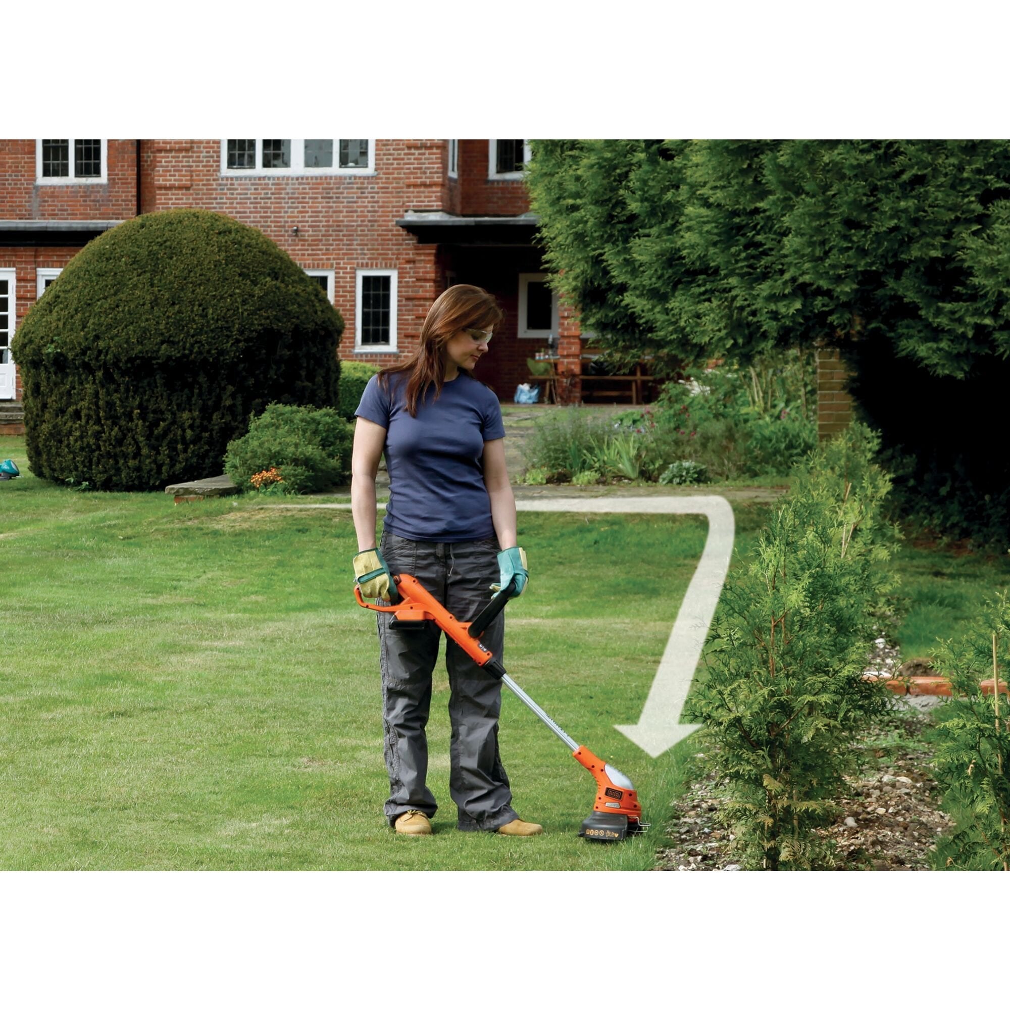 EAN 5035048554104 - Black & Decker GLC1823L20-QW desbrozadora/bordeadora Batería Negro, Naranja, Plata imagen 7