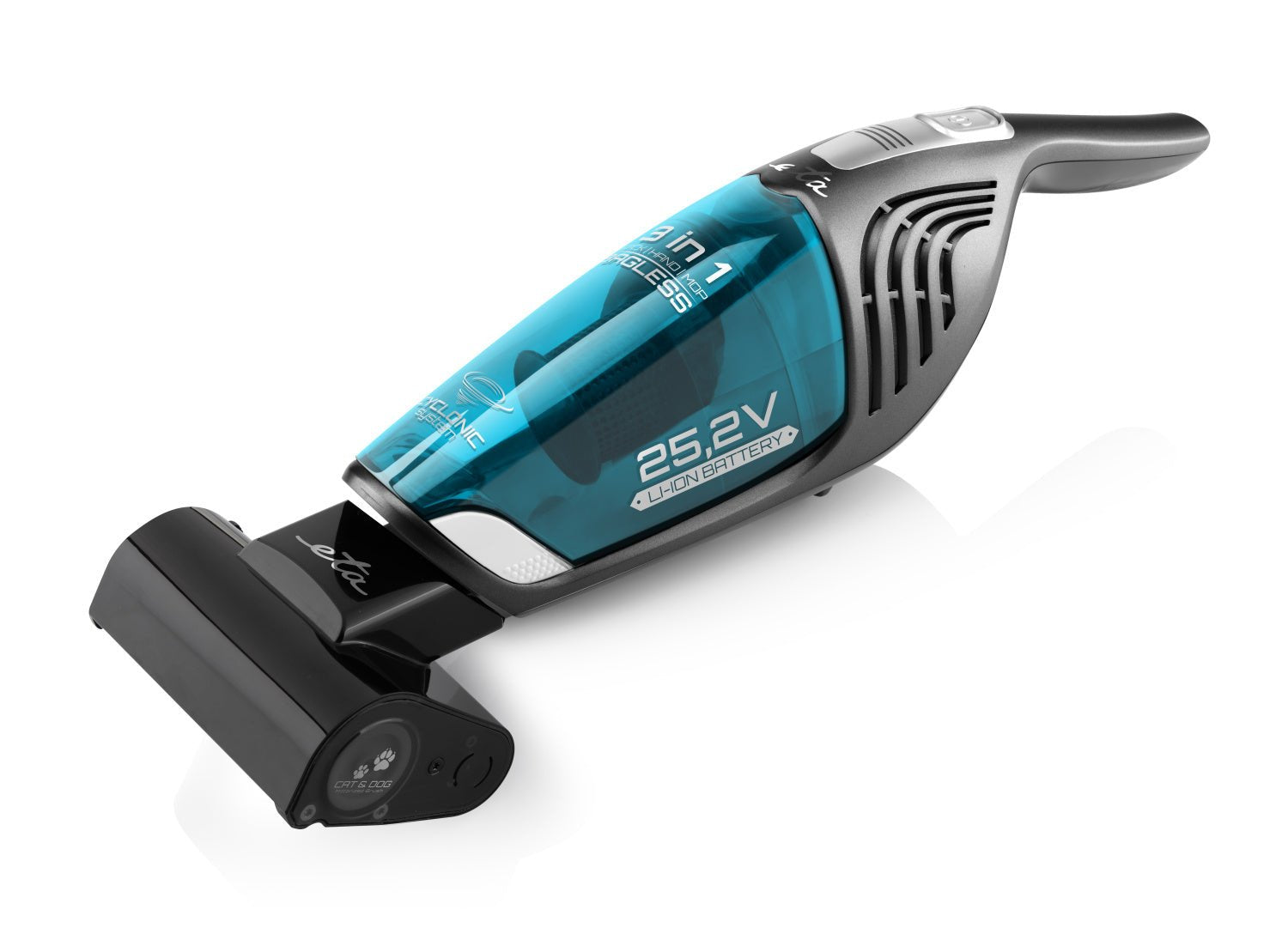 EAN 8590393343461 - Eta Moneto II AQUA PLUS aspiradora de mano Azul, Gris Sin bolsa imagen 6