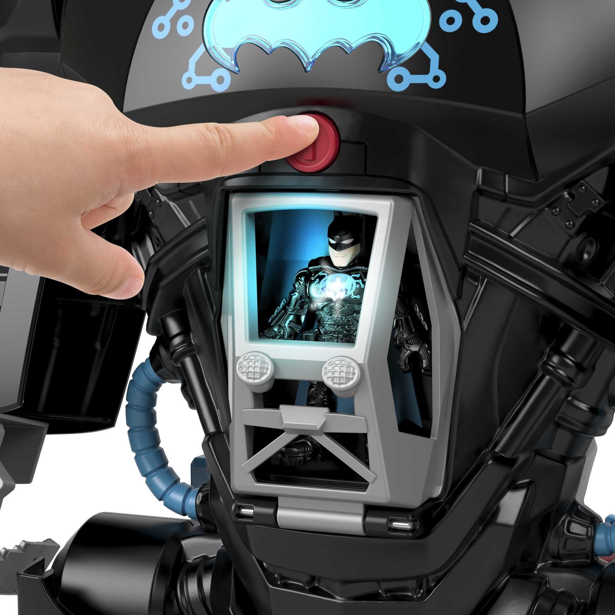 Figura Mattel Imaginext Dc Super Friends Bat-Tech Batbot Hbv67