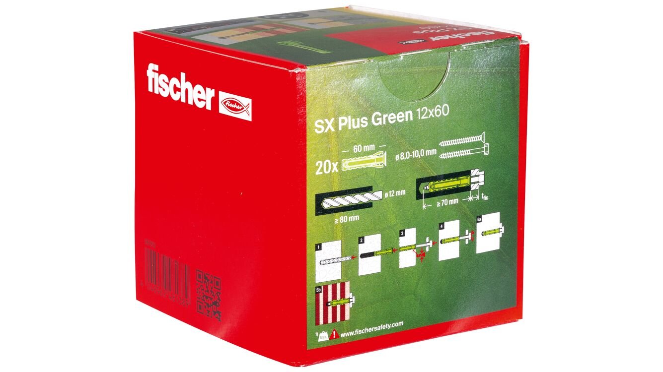 Fischer Dübel Sx Plus Green 12x60