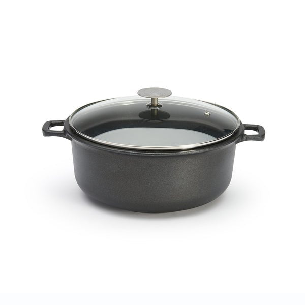 De Buyer Choc Extreme Saucepot Con Tapa De Cristal Induccion 24cm