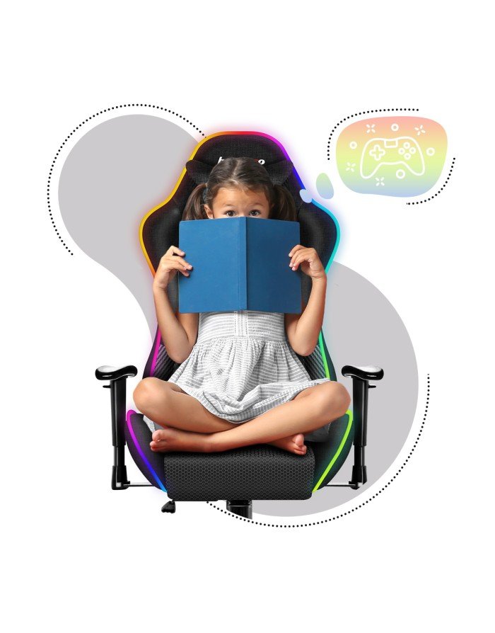 EAN 5903796010732 - Huzaro Ranger 6.0 RGB Silla para videojuegos universal Asiento (de seguridad) de butaca Negro imagen 5
