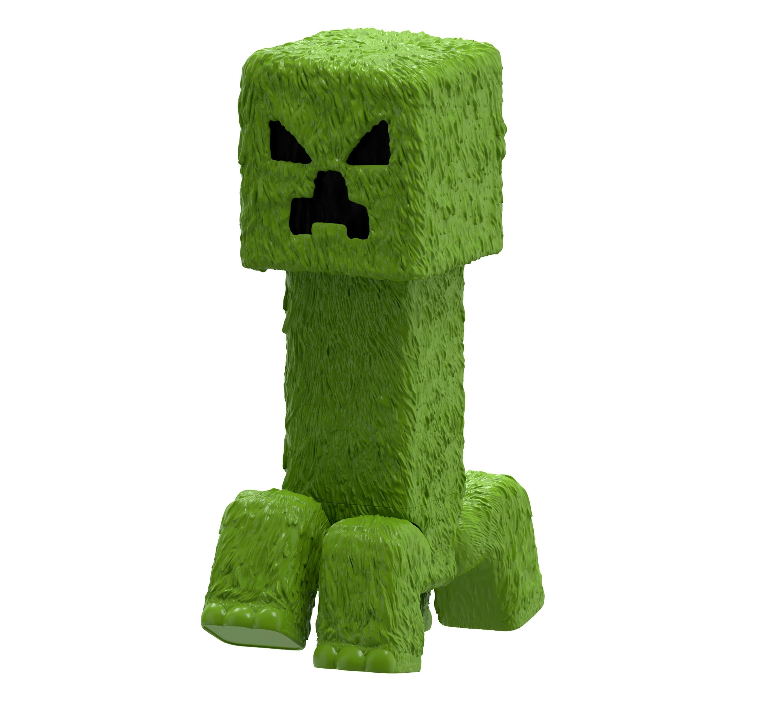 Mattel Minecraft Película Big Creeper Figura, Figura Del Juego 30 Cm Figura Colectiva Grande Jfr66