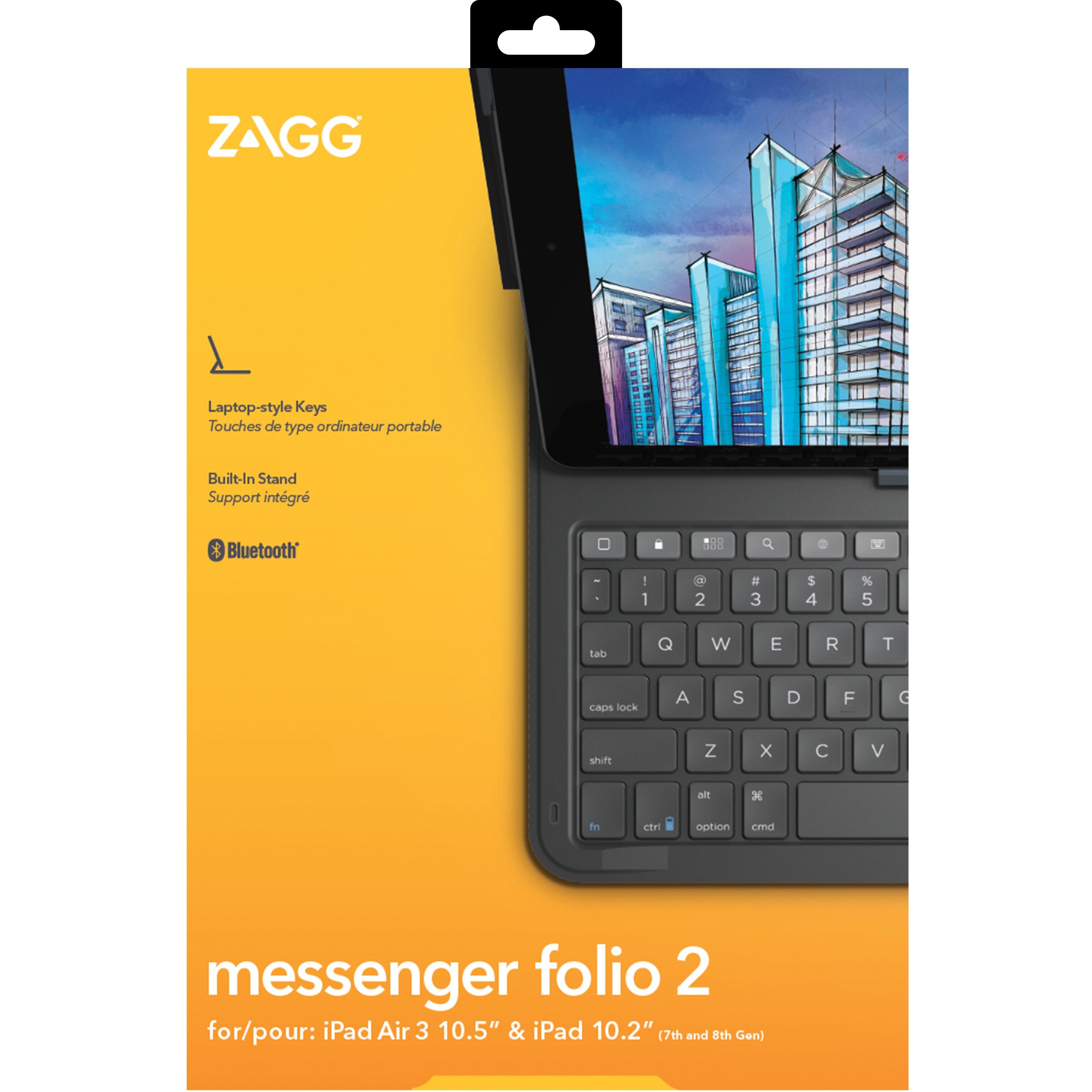 EAN 0840056136700 - ZAGG Messenger Folio 2 Alemán Bluetooth Carbón vegetal imagen 6