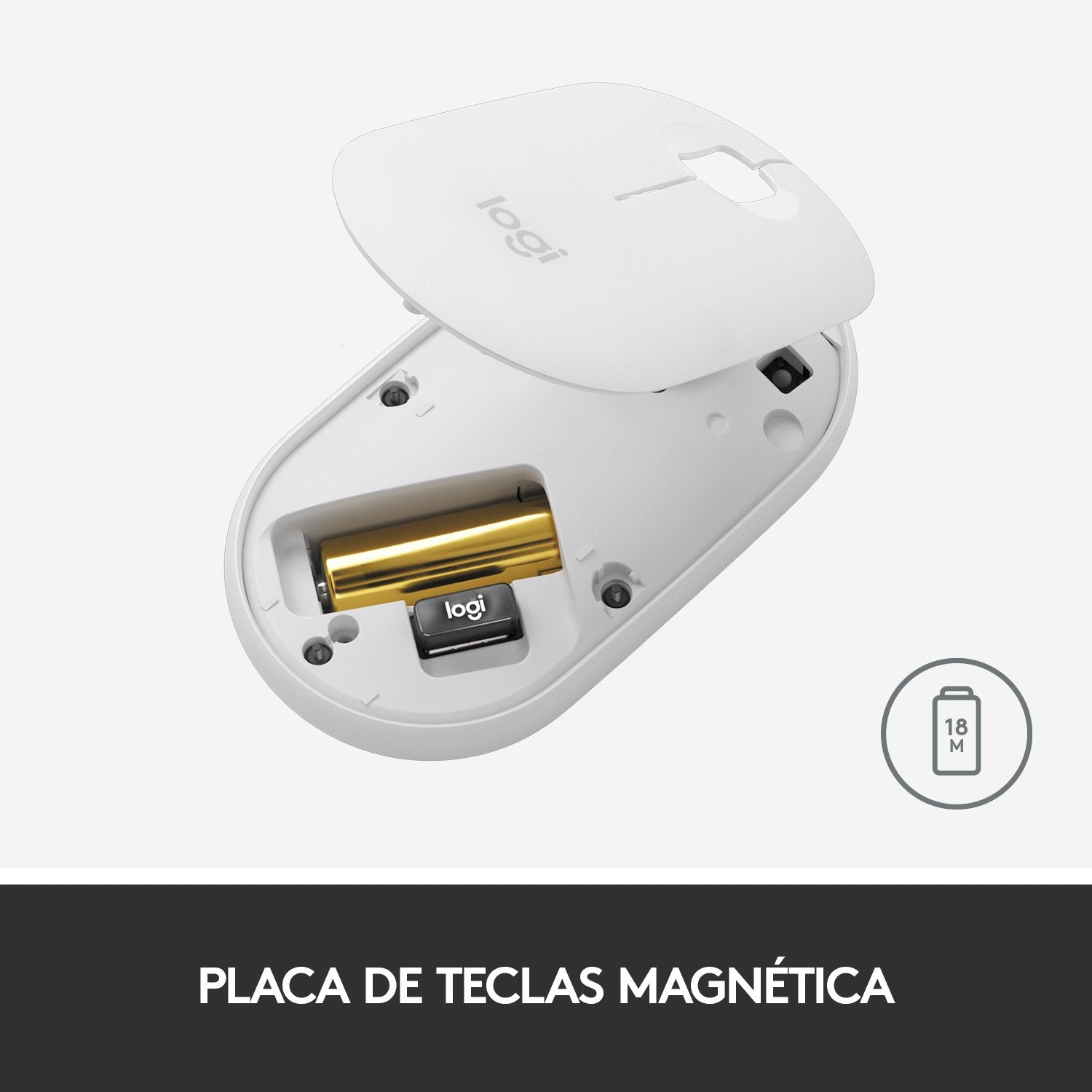 Ratón Inalámbrico Logitech Pebble M350 Grafito 910-005718