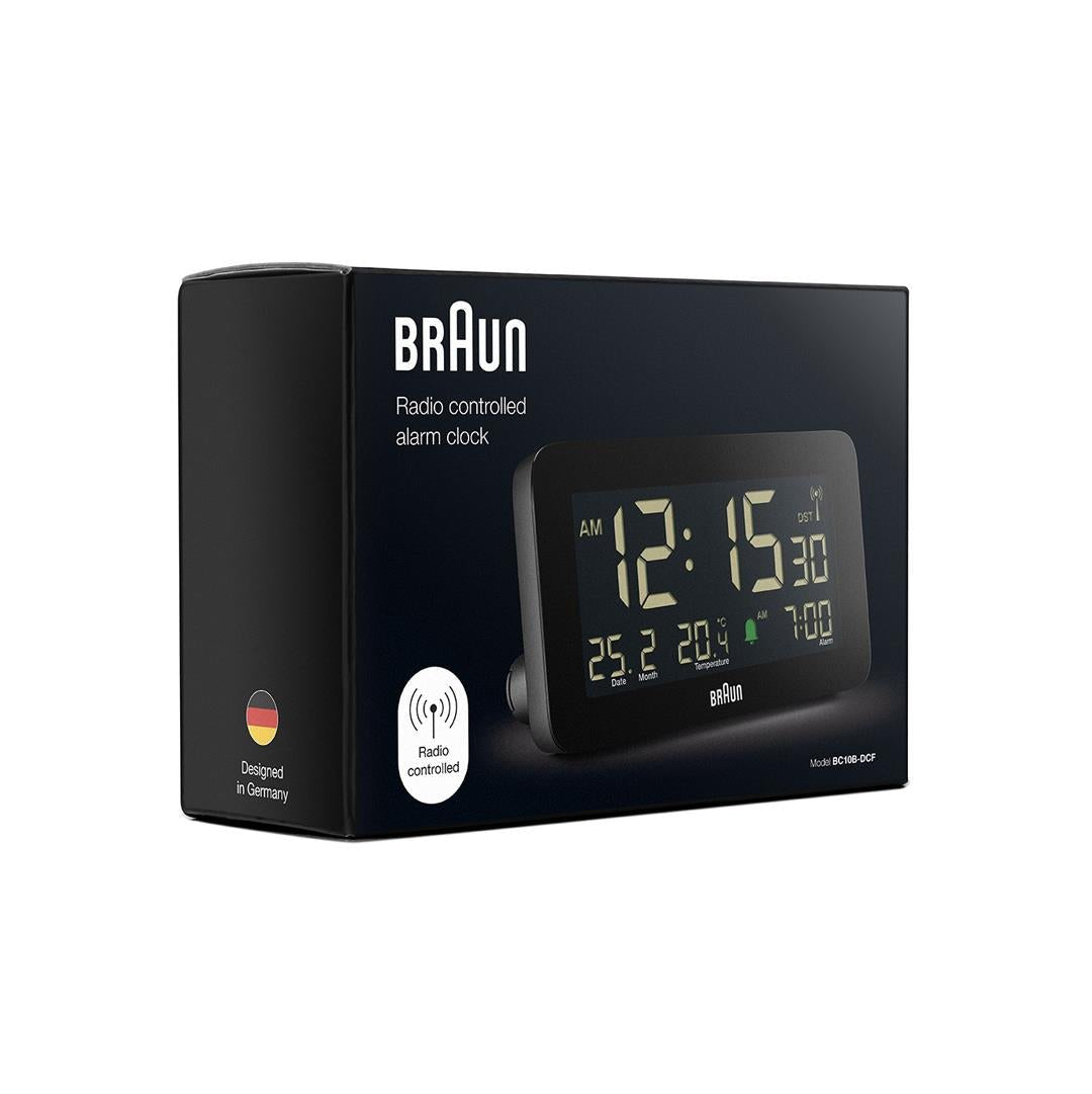 Braun Bc10b-Dcf Funk-Digitalwecker Para Die Mitteleuropäische Zeitzone (Dcf)