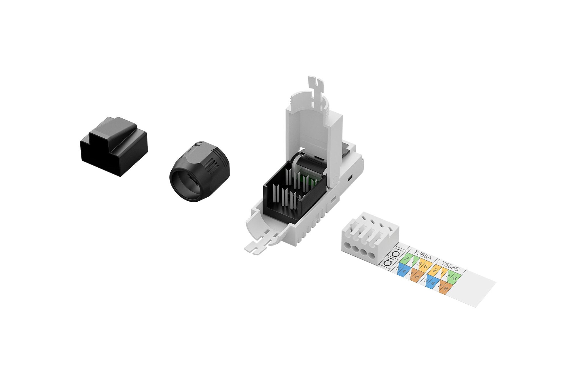 EAN 4016032435617 - Digitus DN-93633 conector RJ-45 Negro imagen 3