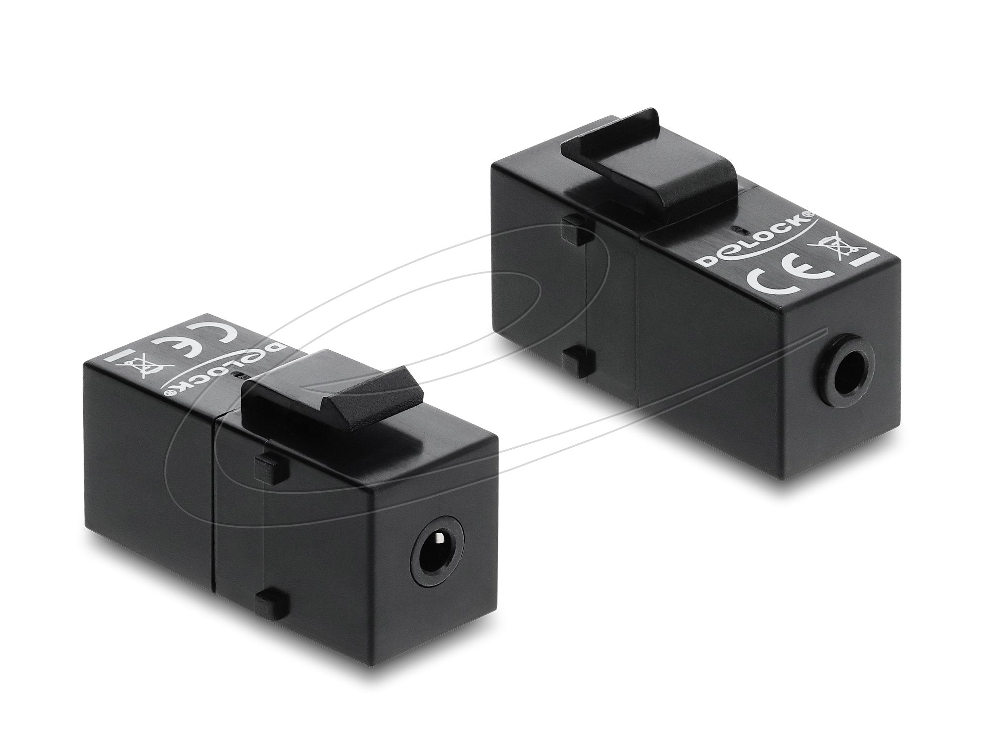 Keystone Modul Klinkenbuchse 3,5 Mm 4 Pin Zu Klinkenbuchse 3,5 Mm 4 Pin Schwarz