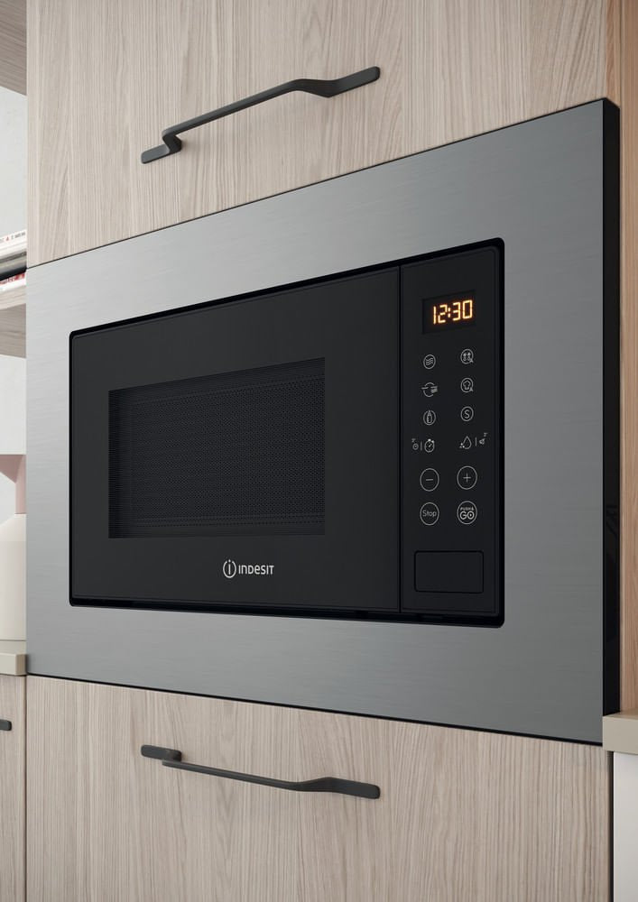 EAN 8050147591437 - Indesit MWI 120 GX Acero inoxidable Microondas con grill Integrado 20 L 800 W imagen 9