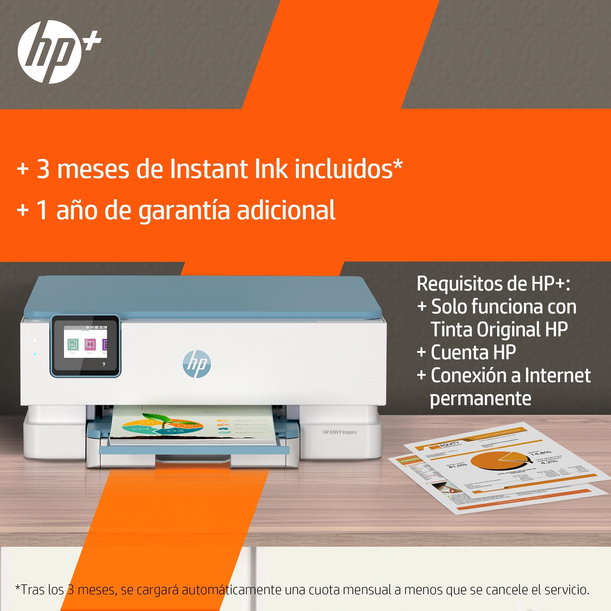 EAN 0195908882527 - HP ENVY Inspire 7221e All-in-One Printer Inyección de tinta térmica A4 4800 x 1200 DPI 15 ppm Wifi imagen 7
