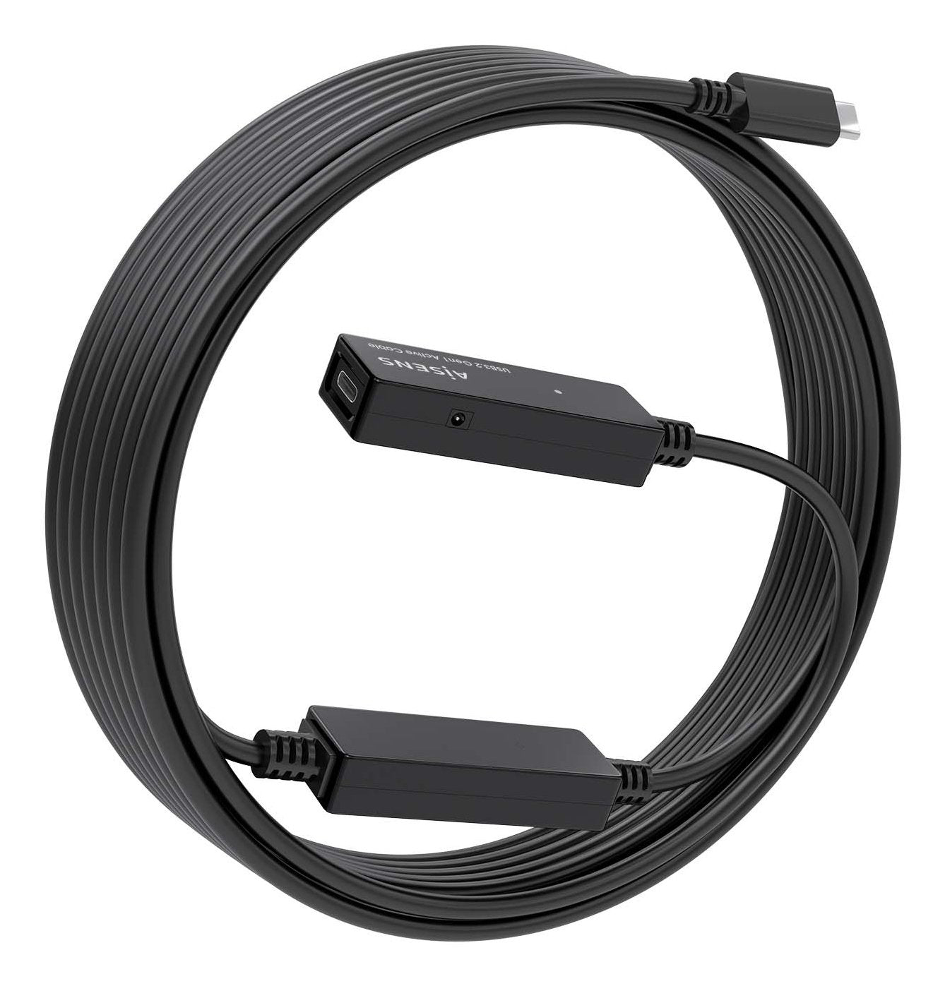 Aisens Cable Usb 3.2 Gen1x1 Prolongador Con Amplificador, Usb-C/M-Usb-C/H, Negro, 10m