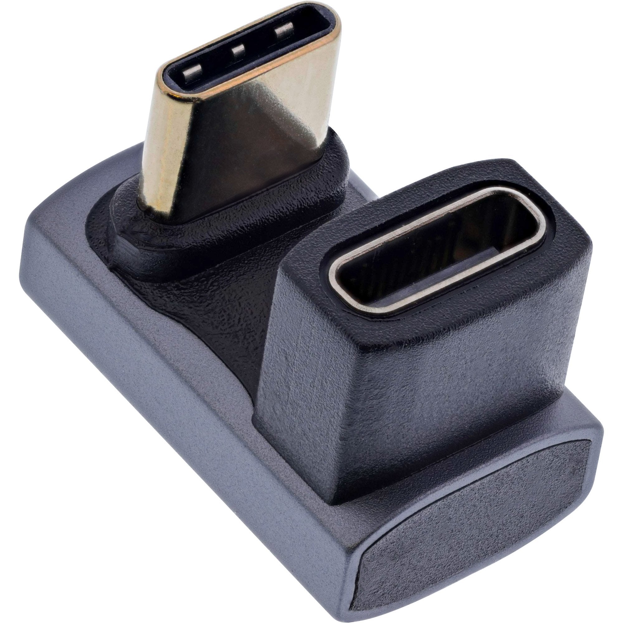 Inline® Usb4 Adapter, Usb-C Male/Female 180°, Aluminium, Gris