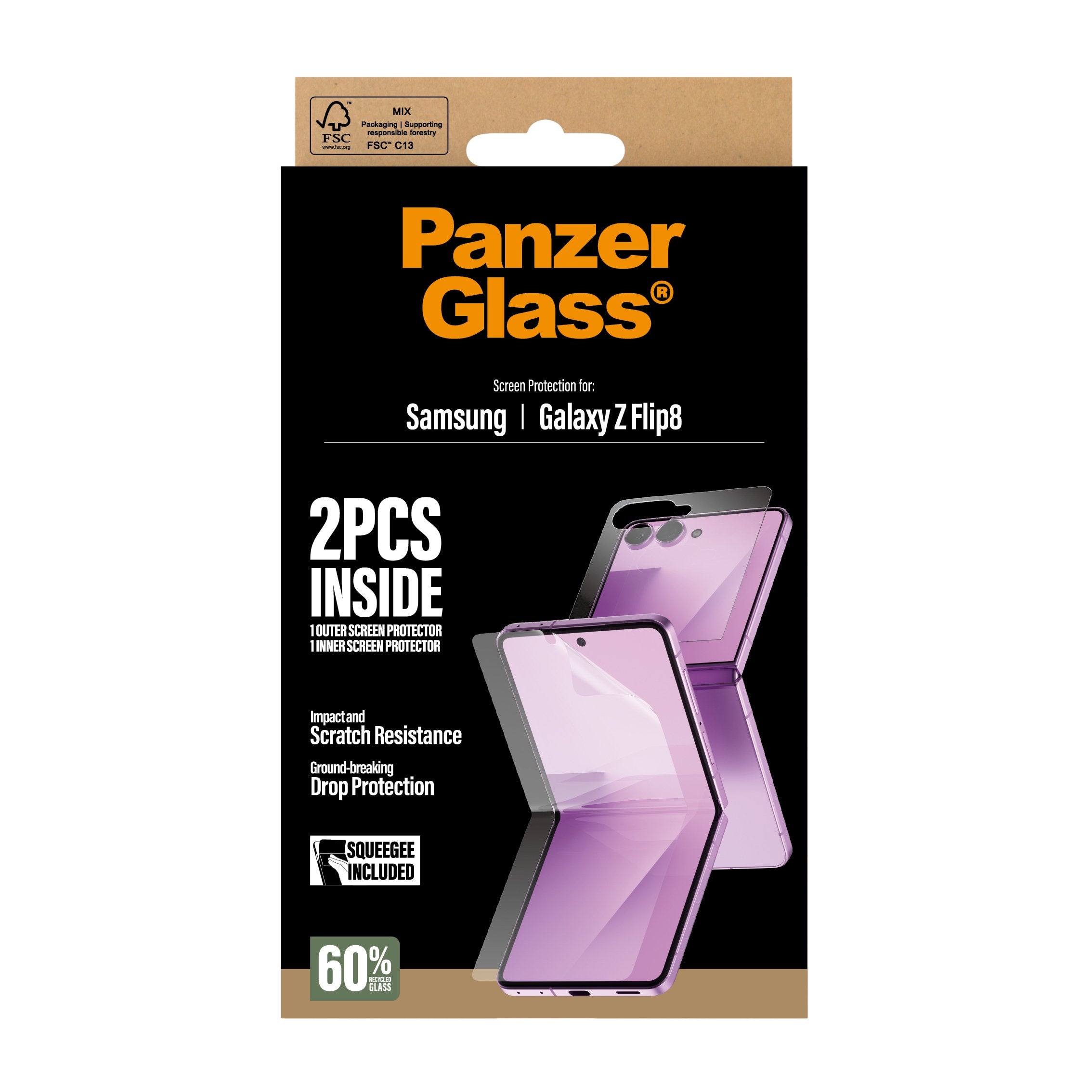 Panzerglass Screen Protector Samsung Galaxy Z Flip8 Glass & Film