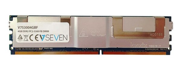 Memoria V7 Ddr2 4gb 667mhz 1.8v Pc2-5300 Fb Seven