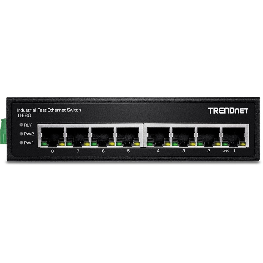 EAN 0710931161762 - Trendnet TI-E80 switch No administrado Fast Ethernet (10/100) Negro imagen 3