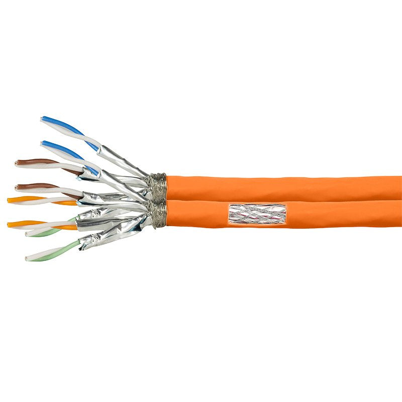 Logilink Verlegekabel S/Ftp Cat7 Awg23 1000mhz,Orange,Duplex