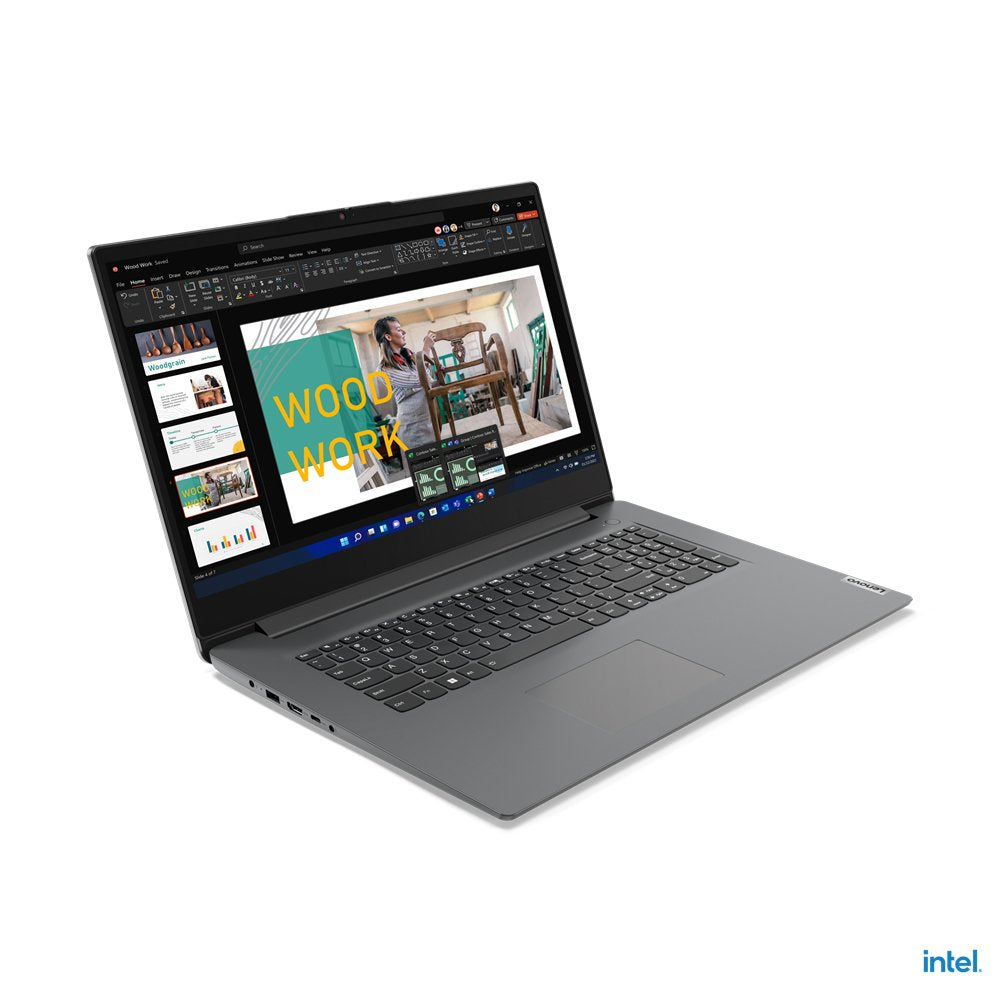 Portátil Lenovo V17 17.3"Fhd300nits I5-1235u 16gb 512gb W11pro 1 Año Depot Black