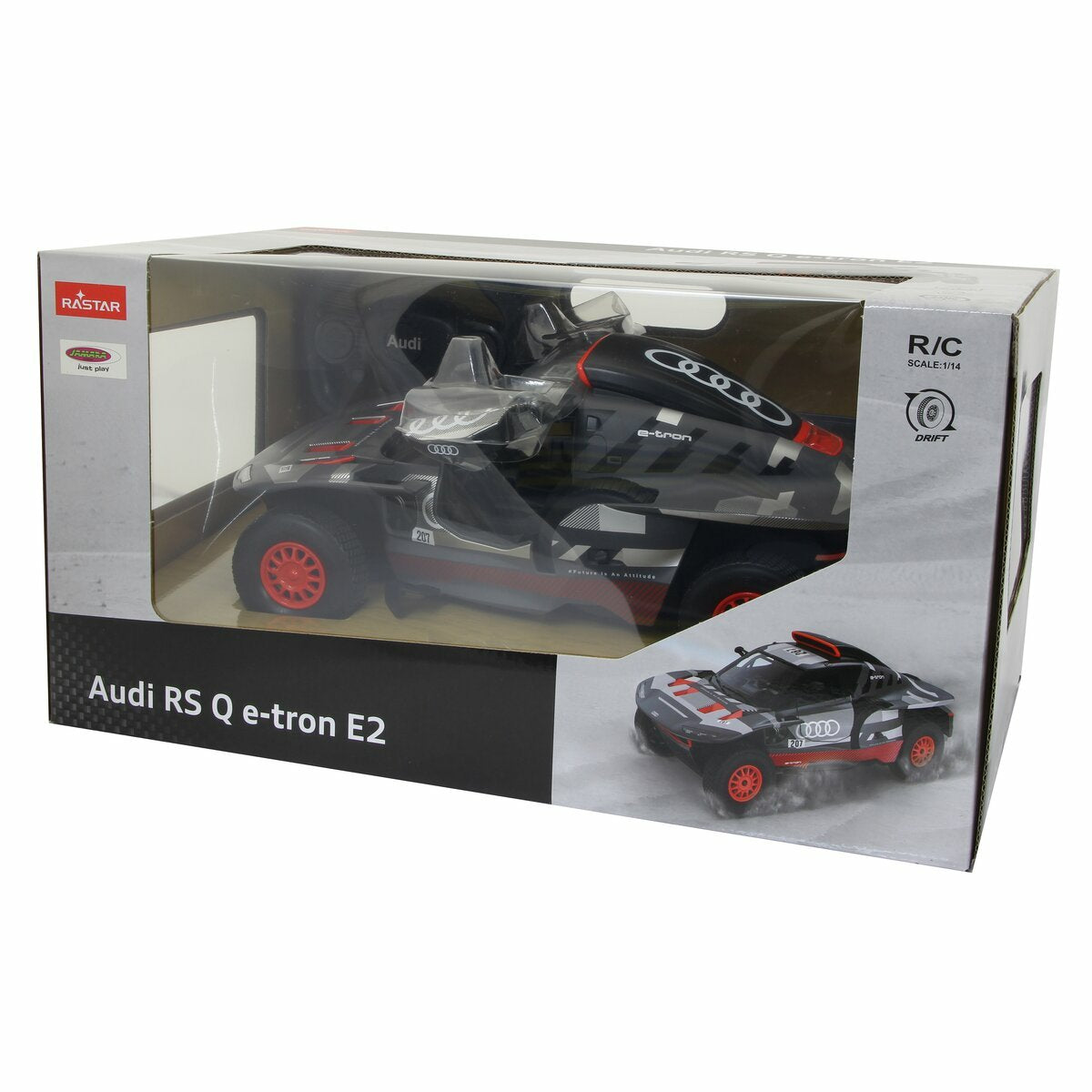 Audi Rs Q E-Tron E2 1:14 Grey 2,4ghz Manual Door