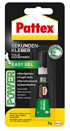 Superpegamento Pattex Power Easy Gel, Tubo, 3g