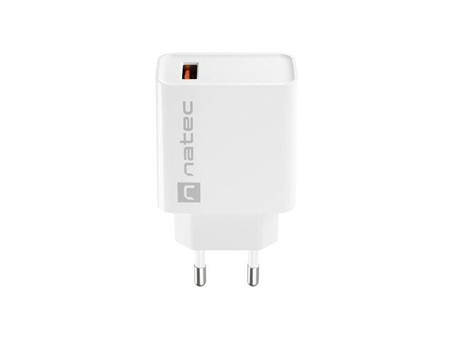 Cargador Usb Natec Ribera Usb-A 18w Blanco