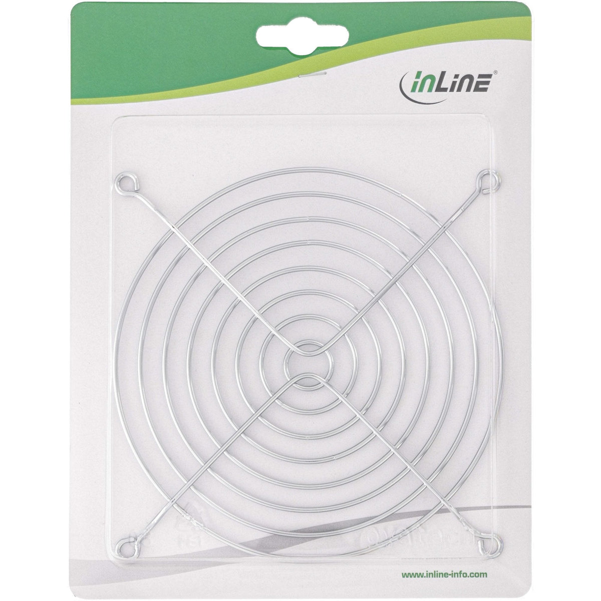 Proteccion Ventilador Inline Fan Grill Metal Cromado 140x140mm