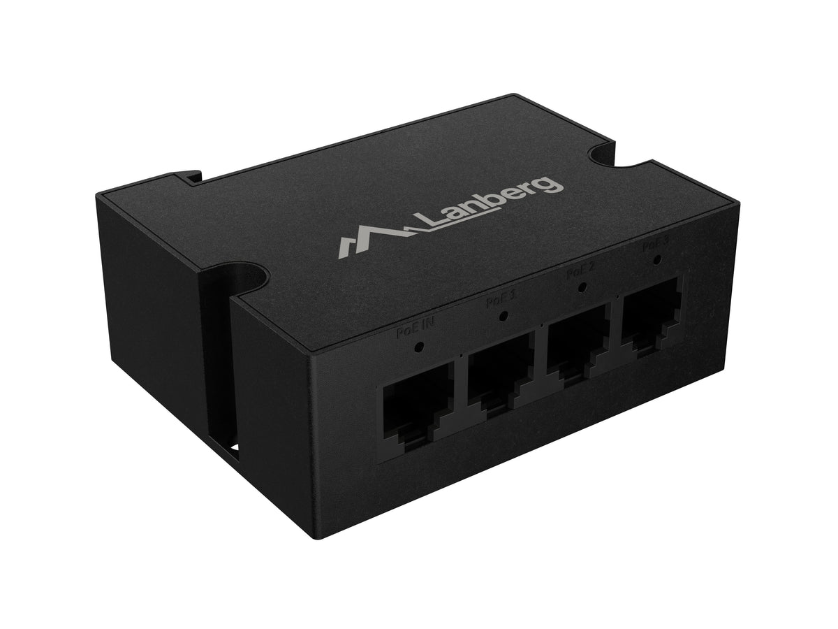 EAN 5901969447293 - Lanberg DIN-GE4-BT-90W adaptador e inyector de PoE Gigabit Ethernet imagen 2
