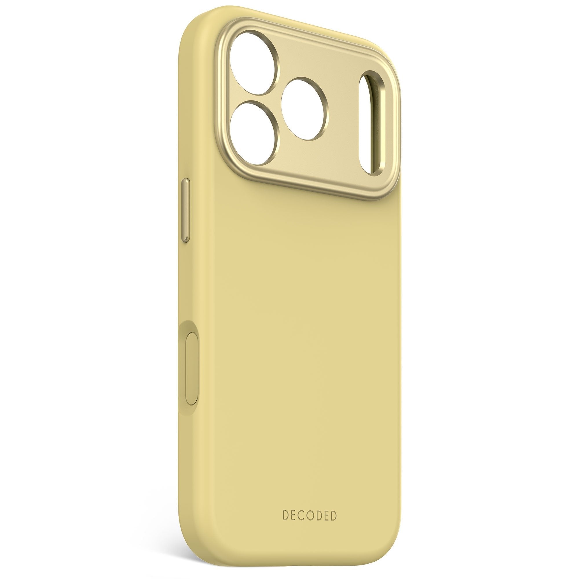 Decoded Silicone Backcover Apple Iphone 17 Pro Yuma Yellow Funda Para Iphone 17 Pro 16 Cm (6.3") Amarillo