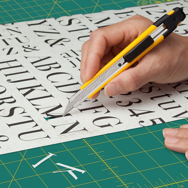 Olfa Cutter Standard A-1 / Cuchilla Fracturable De 9 Mm / Diestros Y Zurdos