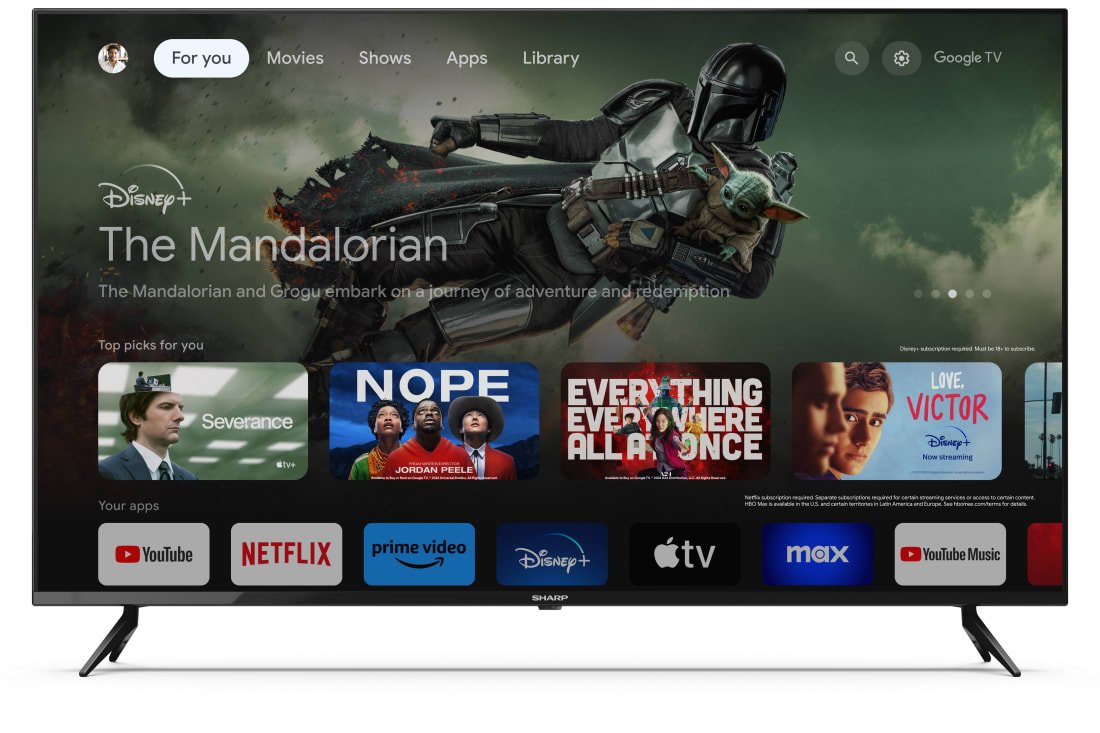 Televisor Sharp 50gl4060e (50") 4k Ultra Hd Smart Tv Wifi Negro