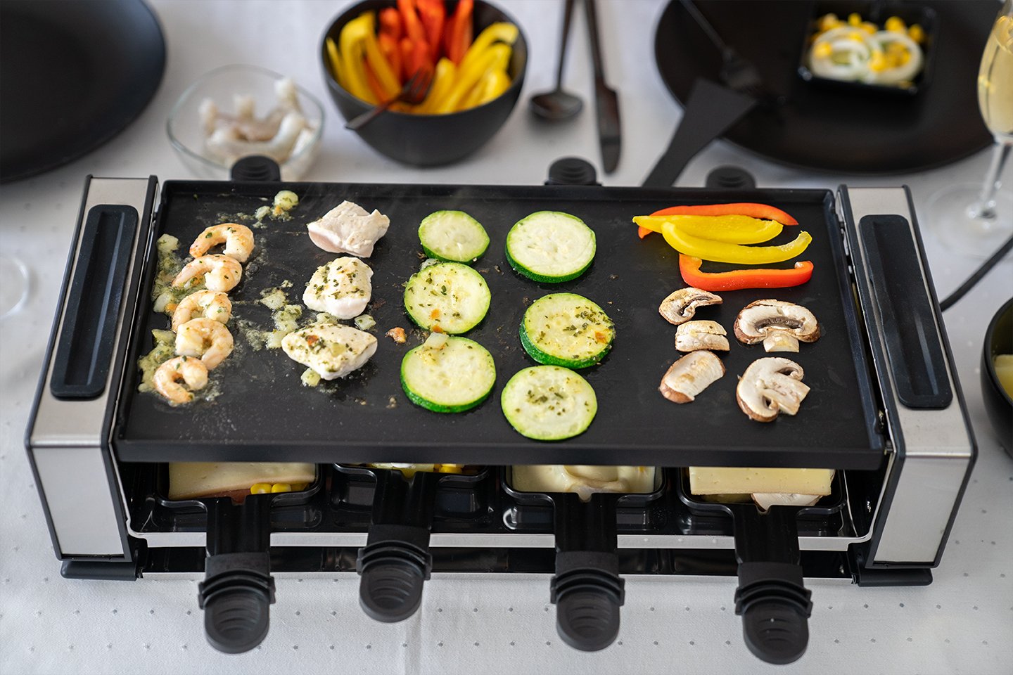 EAN 4011689487309 - Unold 48730 parrilla de interior 8 personas(s) 1200 W Negro, Acero inoxidable imagen 7