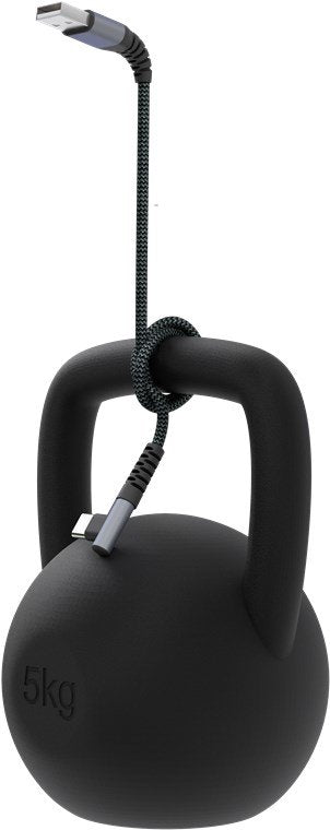 Cable De 0,50m Usb 2.0 0.48 Gbit/S Pd60w Usb C Macho 90º A Usb-A Macho Negro Nylon Goobay