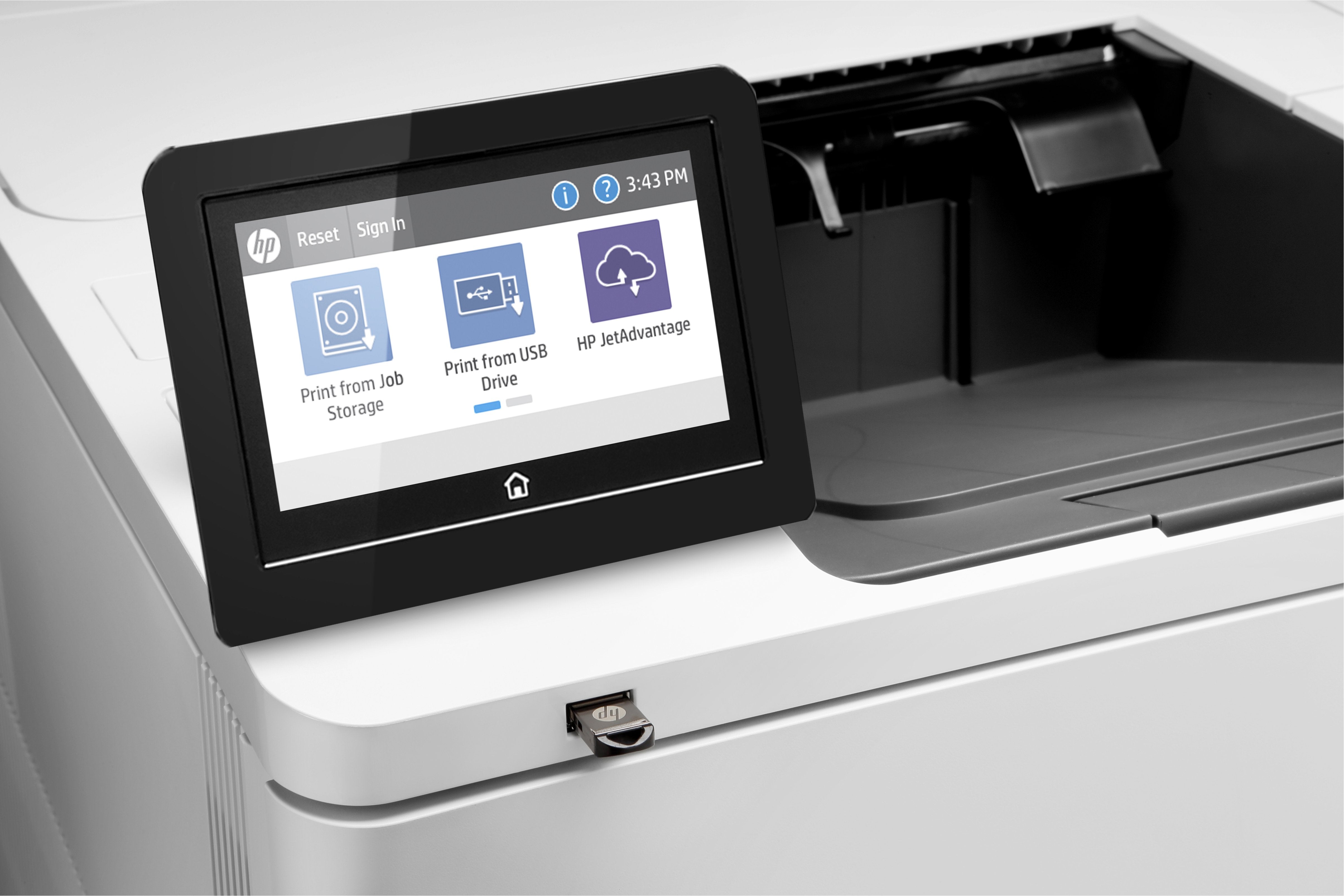 Impresora Láser Monocromo Hp Laserjet Enterprise M612dn Dúplex Blanca