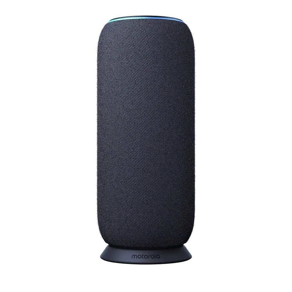 Motorola Moto Sound Flow Altavoz Para Uso Portátil Inalámbrico Bluetooth Wi-Fi Controlado Por Aplicación 30 Vatios 2 Vías Pantone Carbono