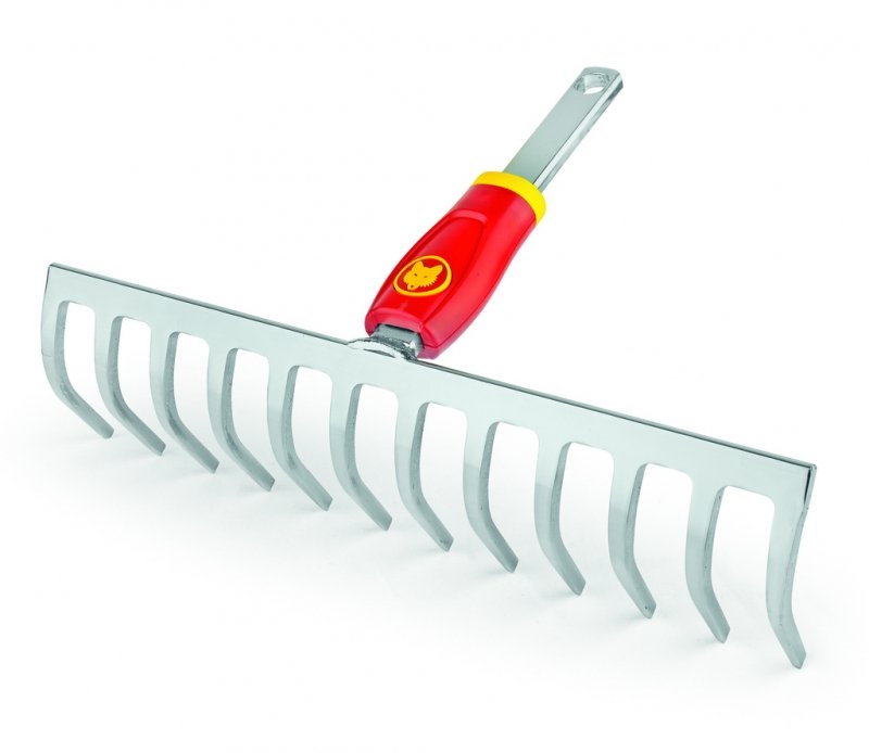 EAN 4008423878318 - WOLF-Garten DR-M 30 Rastrillo de jardín Rojo, Plata Acero imagen 1
