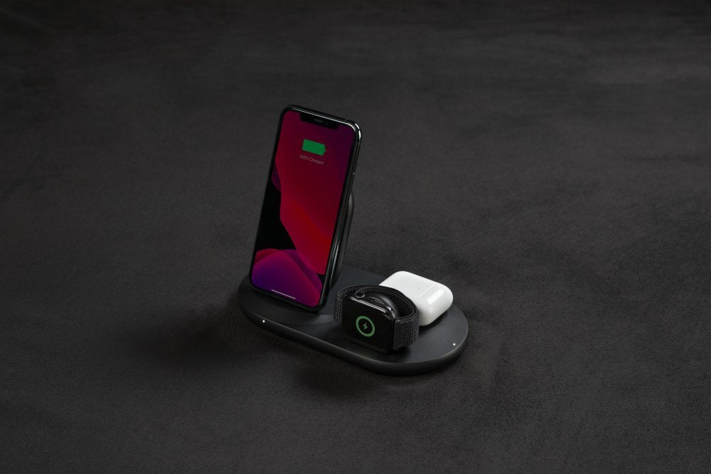 Belkin Wiz001vfbk - Cargador Inalámbrico 3 En 1 Negro
