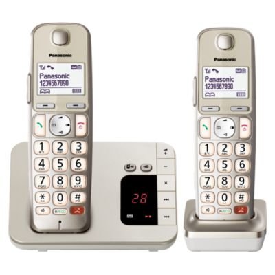 EAN 5025232915798 - Panasonic KX-TGE262GN teléfono Teléfono DECT Identificador de llamadas Champán imagen 3