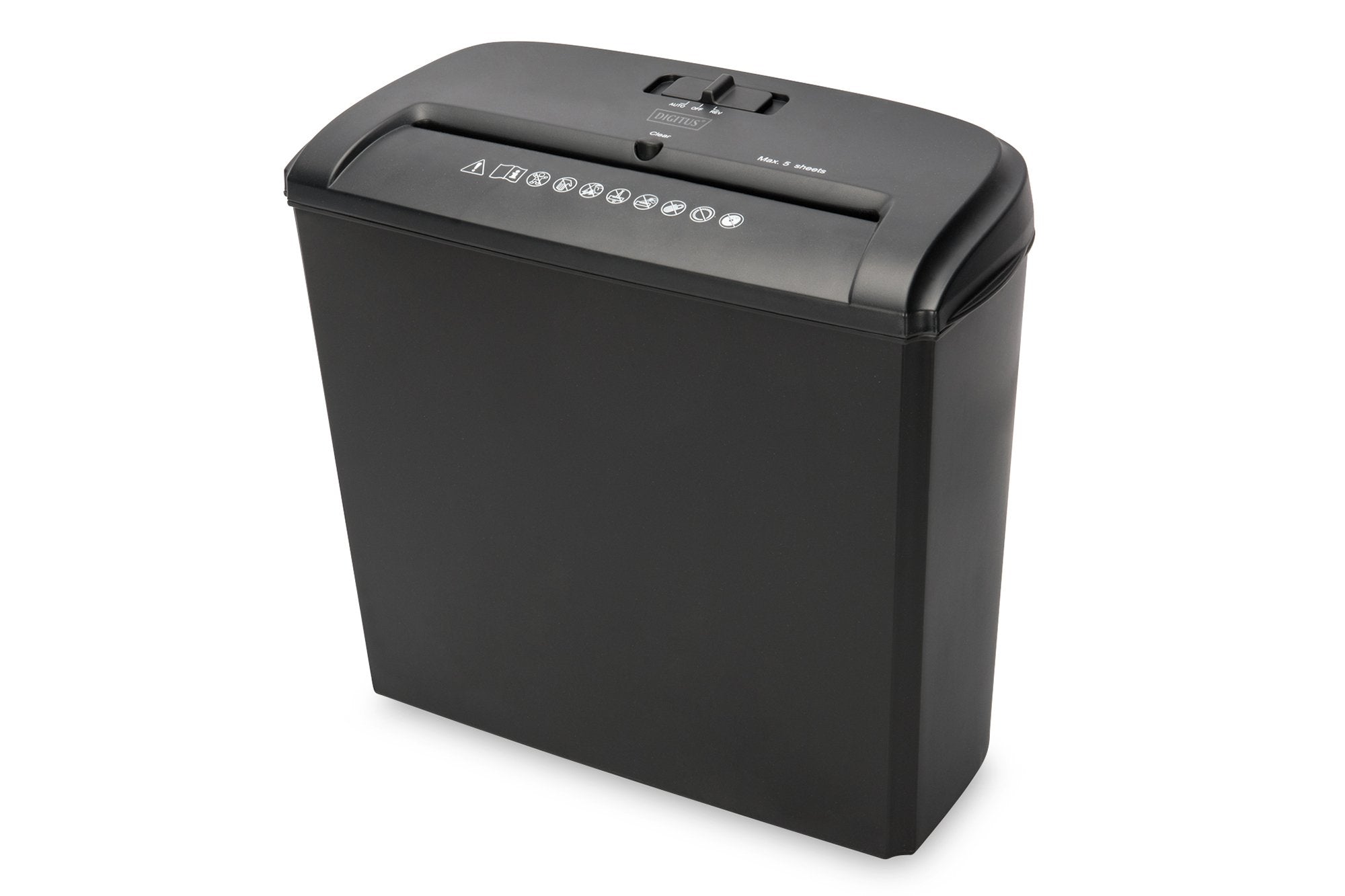 Digitus Da-81606 Triturador De Papel Corte Cruzado 22 Cm 74 Db Negro